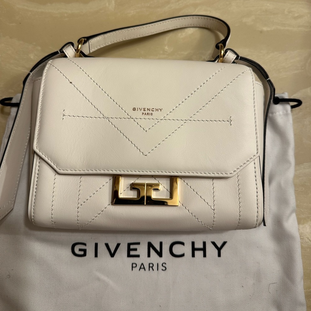Givenchy mini eden white bag